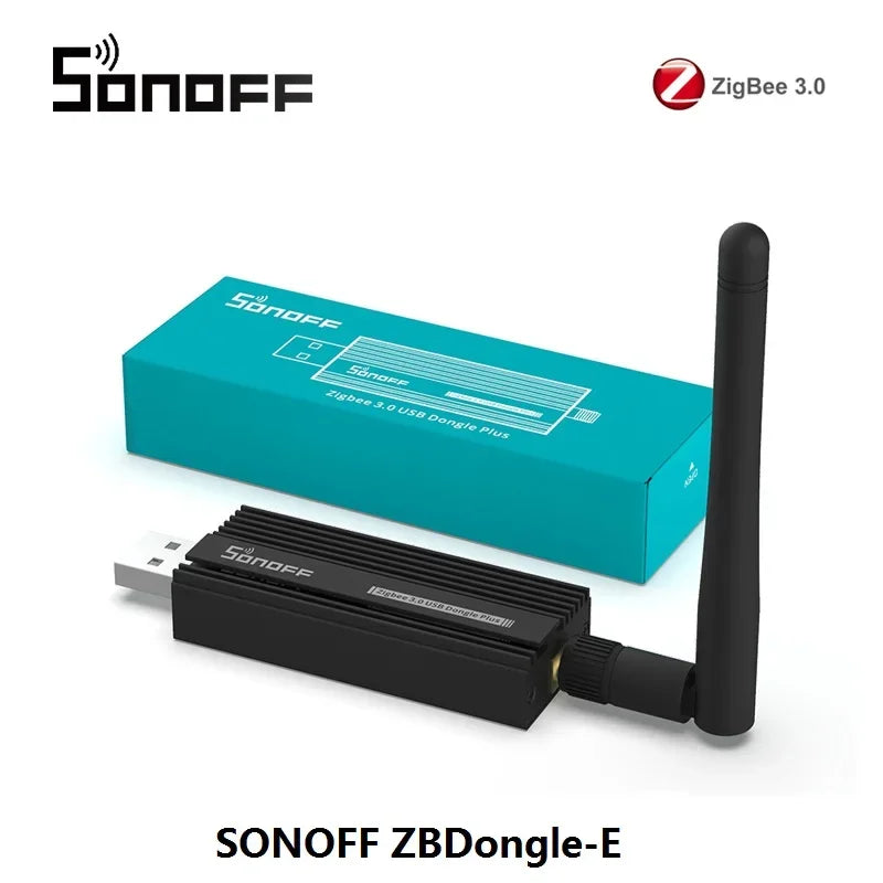 SONOFF ZBDongle-E Plus - Hub Gateway USB Zigbee 3.0 Universal - ZHA Zigbee2MQTT - Ponte Sem Fio