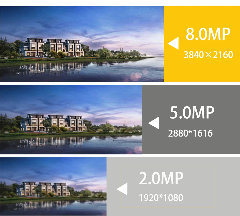 4k 8mp poe câmera ip de segurança 5mp 4mp lente grande angular ultra grande 1.6mm2.8mm alarme inteligente cor visão noturna compatível onvif nvr