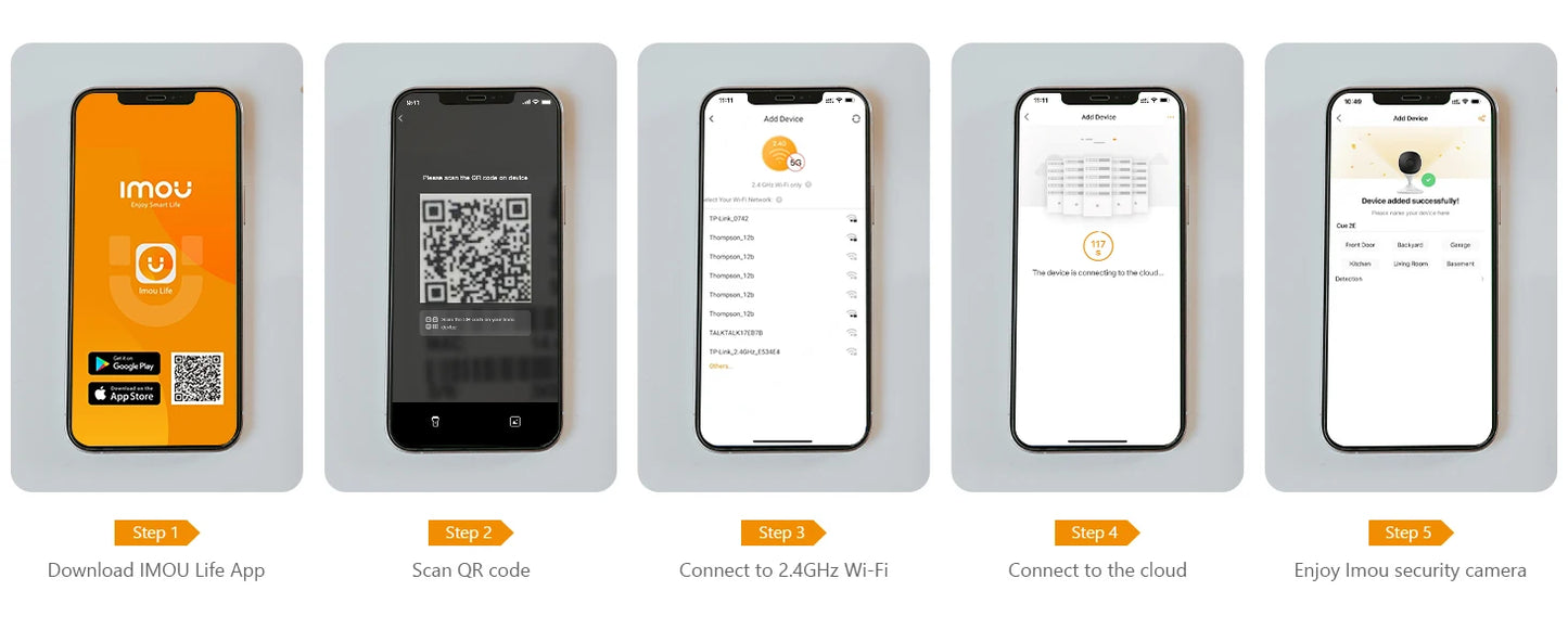 Câmera Interna WiFi 3MP IMOU Cue 2E | Detecção Humana, Alexa, Google e Monitor de Bebê