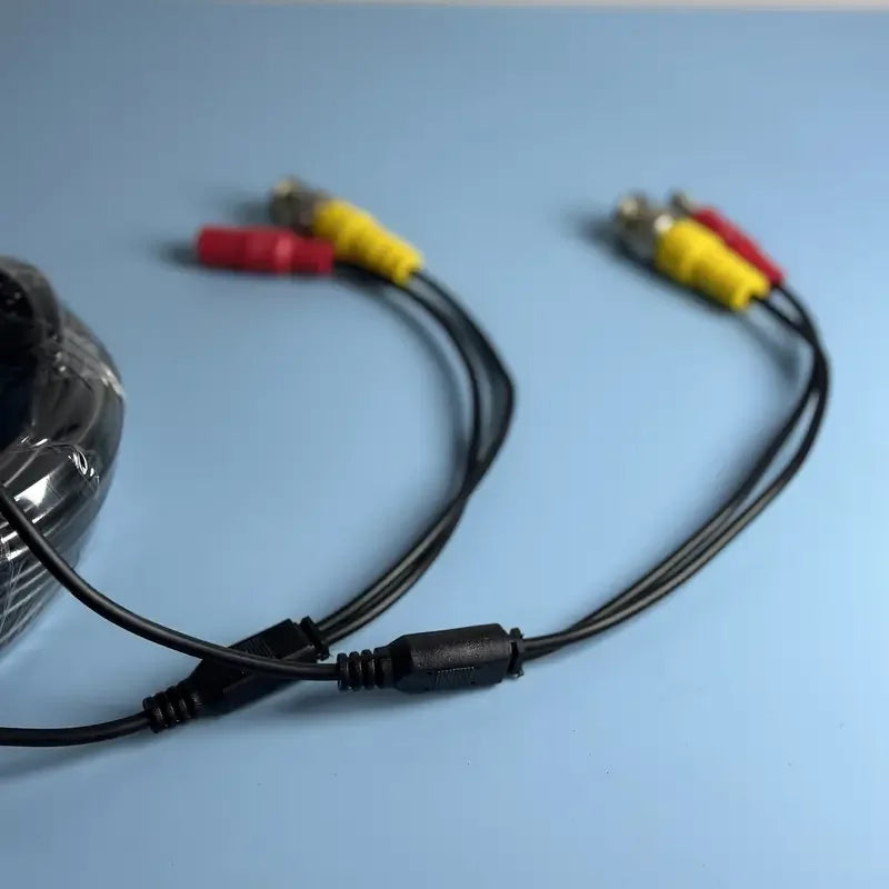 Cabo BNC+DC 2 em 1 Coaxial para Câmera CCTV AHD DVR 5m/10m/20m/30m - SUSIKUM