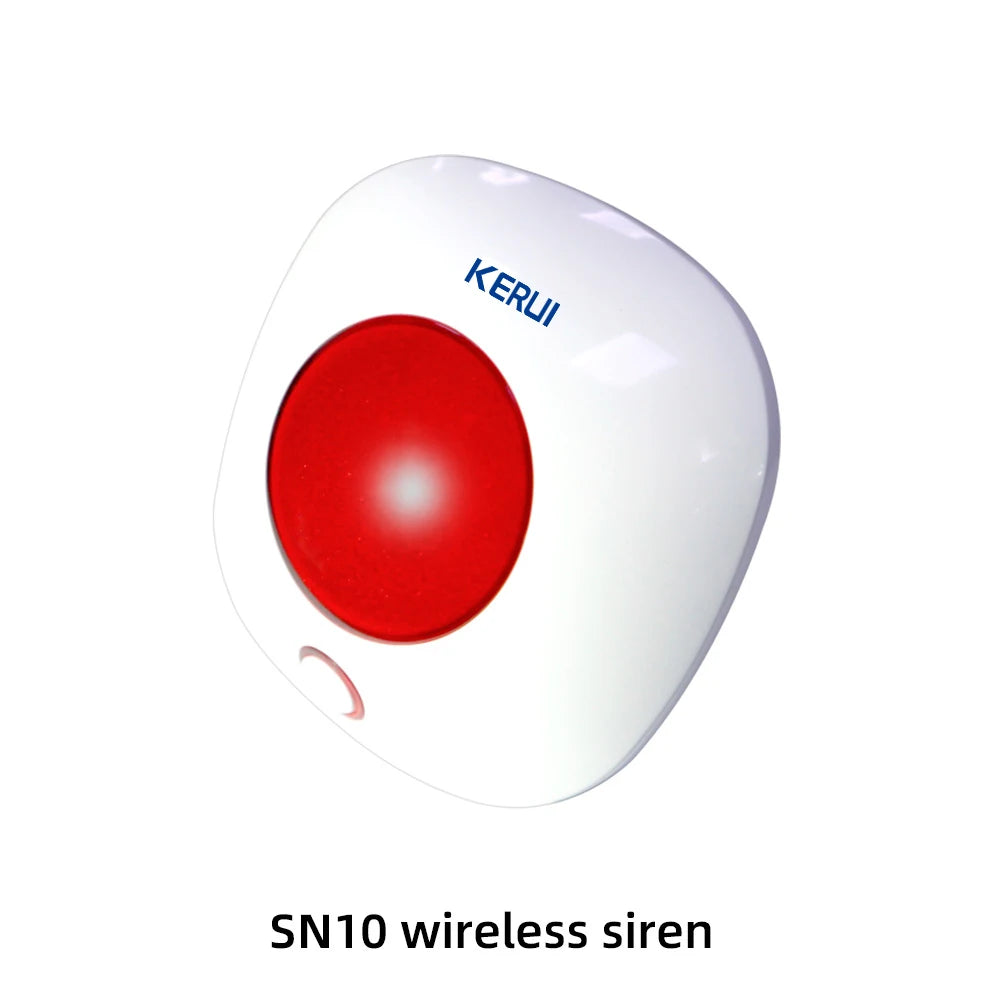 Central de Alarme KERUI G70 Tuya WiFi 4G Tela Touch 7" + Sensor PIR P10 FSK 100 Zonas Sistema Inteligente - KERUI
