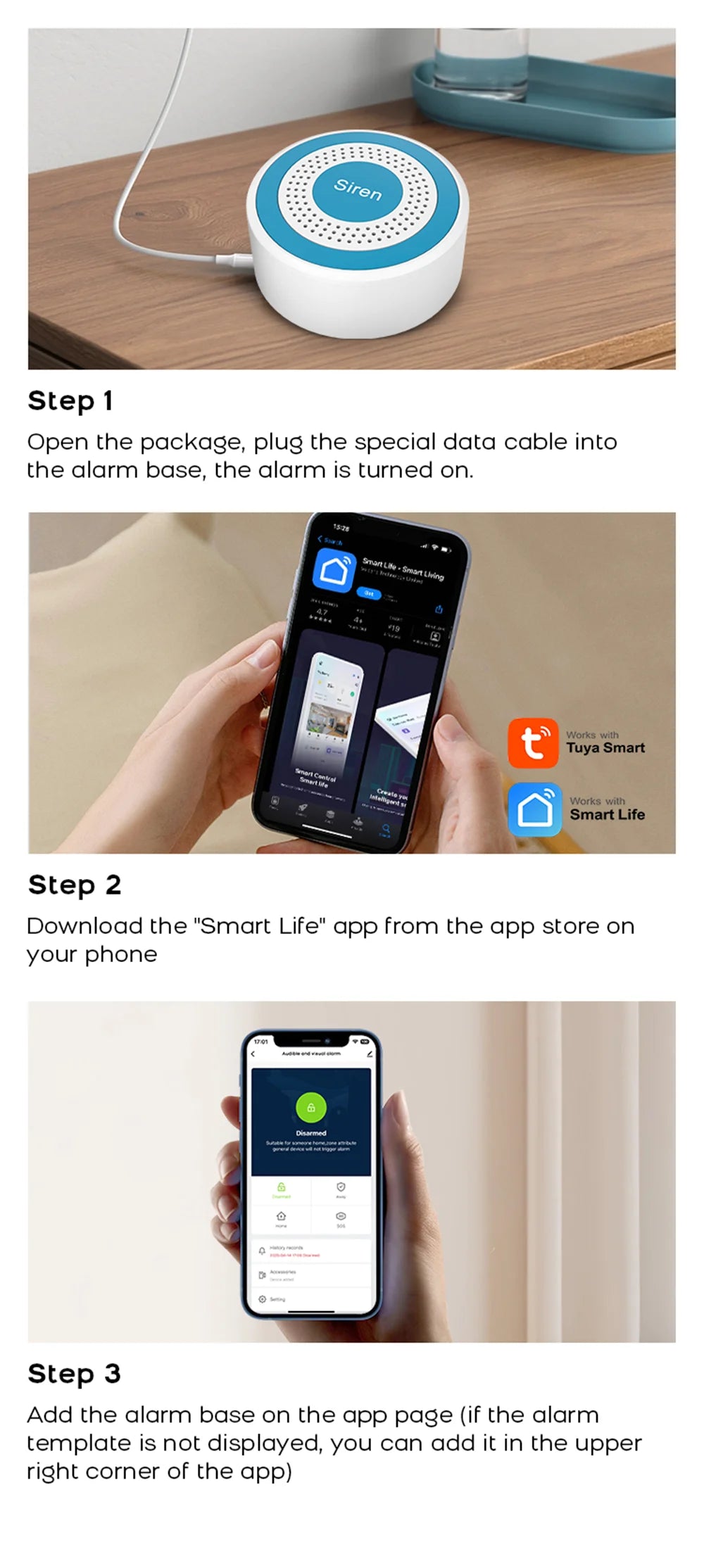 Tuya wifi sistema de alarme casa inteligente casa diy tuya sistema alarme porta sem fio sensor janela trabalho com alexa