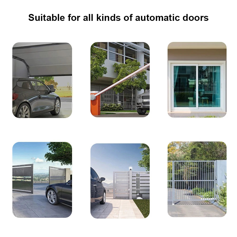 Tuya wifi inteligente portão de garagem interruptor do motor acesso porta elétrica dc 12v 24v 32v ac 220v 1/2ch módulo relé pulso rf433 remoto alexa