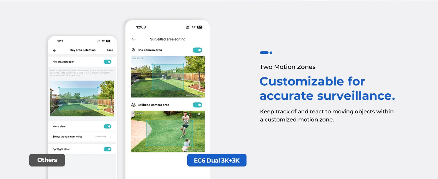 Câmera IMILAB EC6 Dual Pro 10MP 3K+3K WiFi 360° com Visão Noturna Colorida