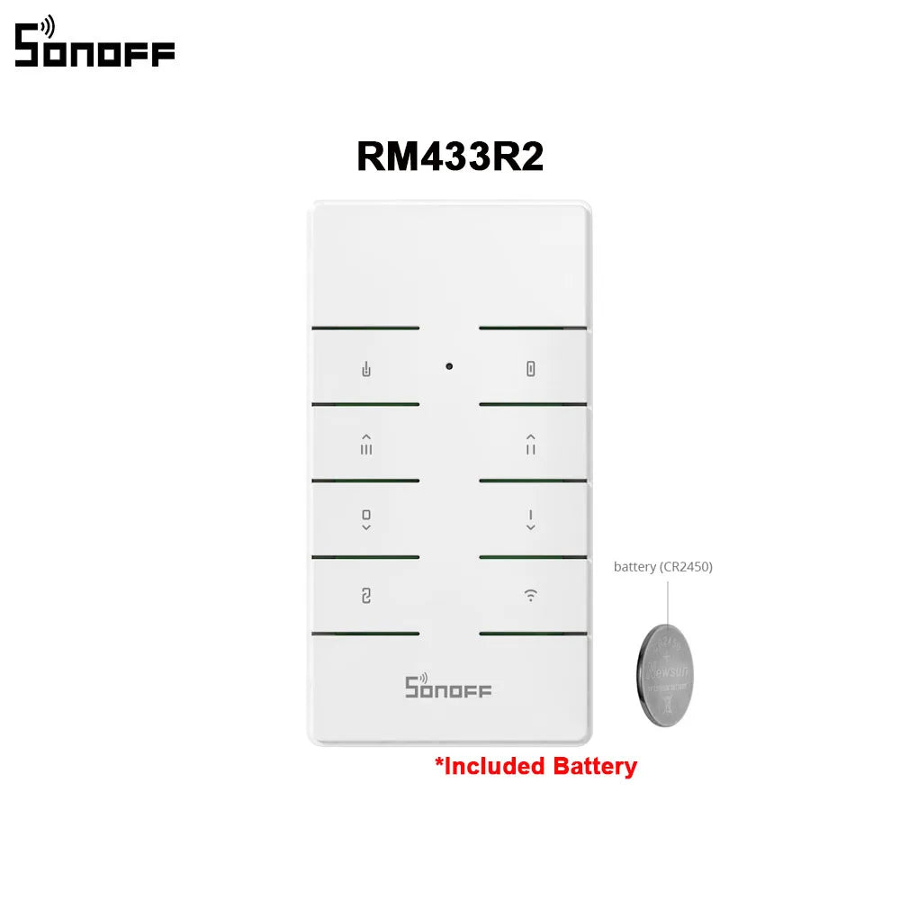 Interruptor Inteligente SONOFF RF R2 WiFi + RF 433MHz - Controle Remoto - Automação Residencial