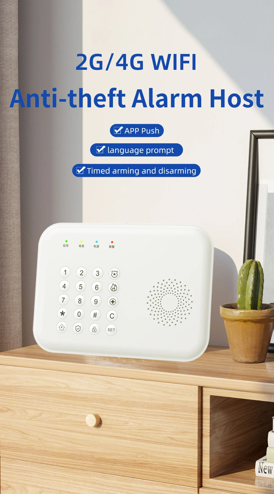 Pgst 4g wifi proteção de segurança alexa tuya vida inteligente automação residencial porta movimento sensor magnético alarme sistema segurança kit a01