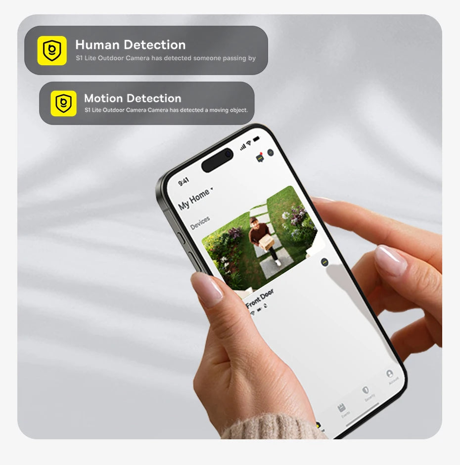 Câmera Baseus S1 Lite 2K 4MP Solar Dupla Lente 135° POE IP67 WiFi