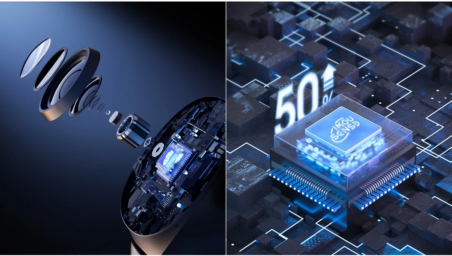 Câmera IMOU Cruiser Dual 2 10MP PTZ WiFi com Lente Dupla, Luz de Alerta Vermelha e Azul, Detecção de Veículos e Pessoas