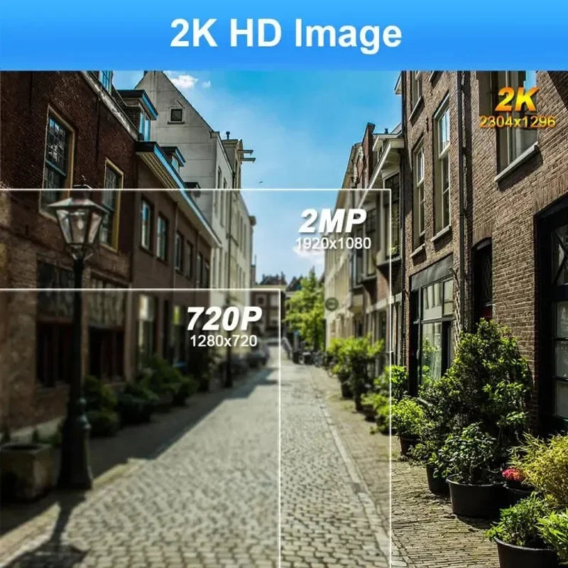 Câmera de Segurança HEIYOUCAM BW4 2K/3MP Solar WiFi com Holofote e Sirene - IP66