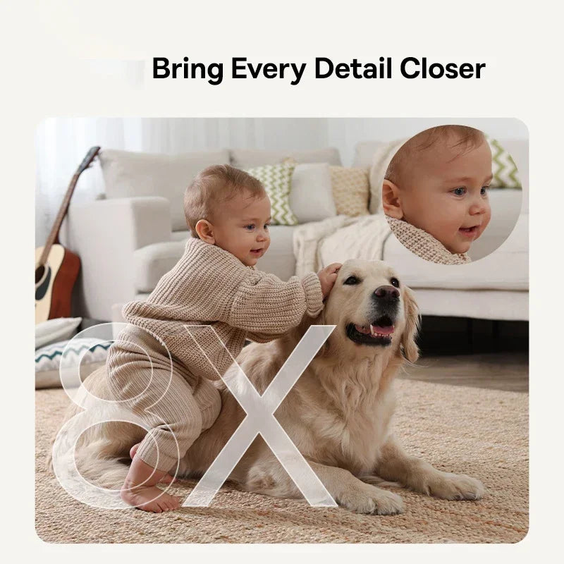 Câmera Baseus P1 Lite 2K 3MP 360° Pan/Tilt WiFi com Rastreamento IA Interno