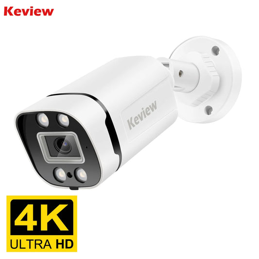 4k 8mp poe câmera ip áudio ao ar livre poe/não poe h.265 onvif bala cctv casa 5mp cor câmera de segurança visão noturna