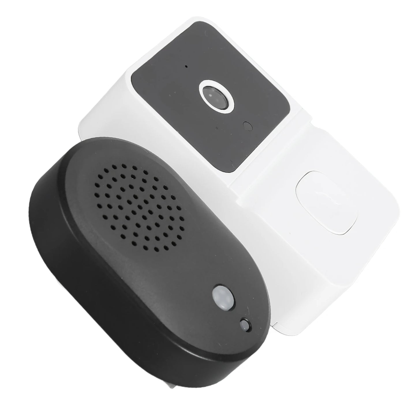 Campainha de vídeo inteligente wi-fi, câmera de vídeo, visão noturna, detecção de movimento ai, ip66, à prova d'água, compartilhamento multiusuário para ambientes internos