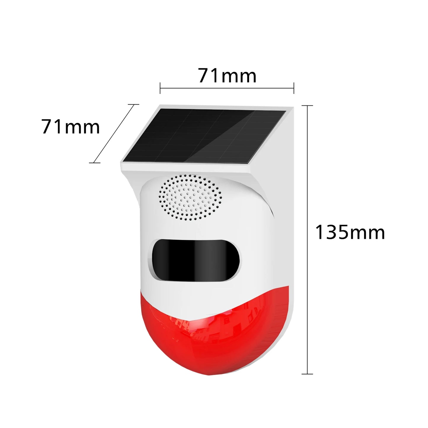 Alarme infravermelho solar ao ar livre PIR, Smart WiFi Siren, impermeável, sem fio, sensor estroboscópico anti-roubo, várias versões disponíveis, 433MHz