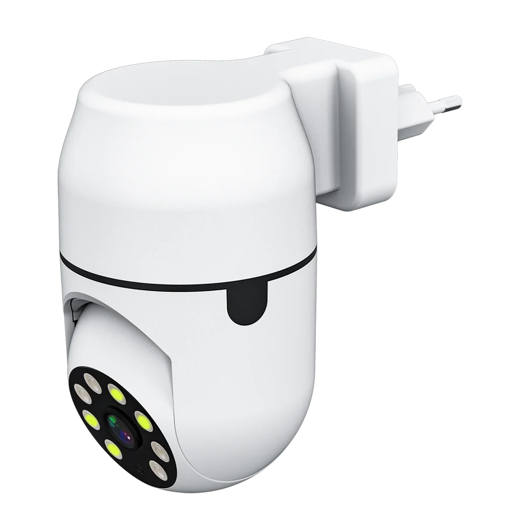 Vida inteligente câmera sem fio ip hd tuya humano rastreamento automático cctv vigilância de segurança cor ir visão noturna interior wi fi casa cam