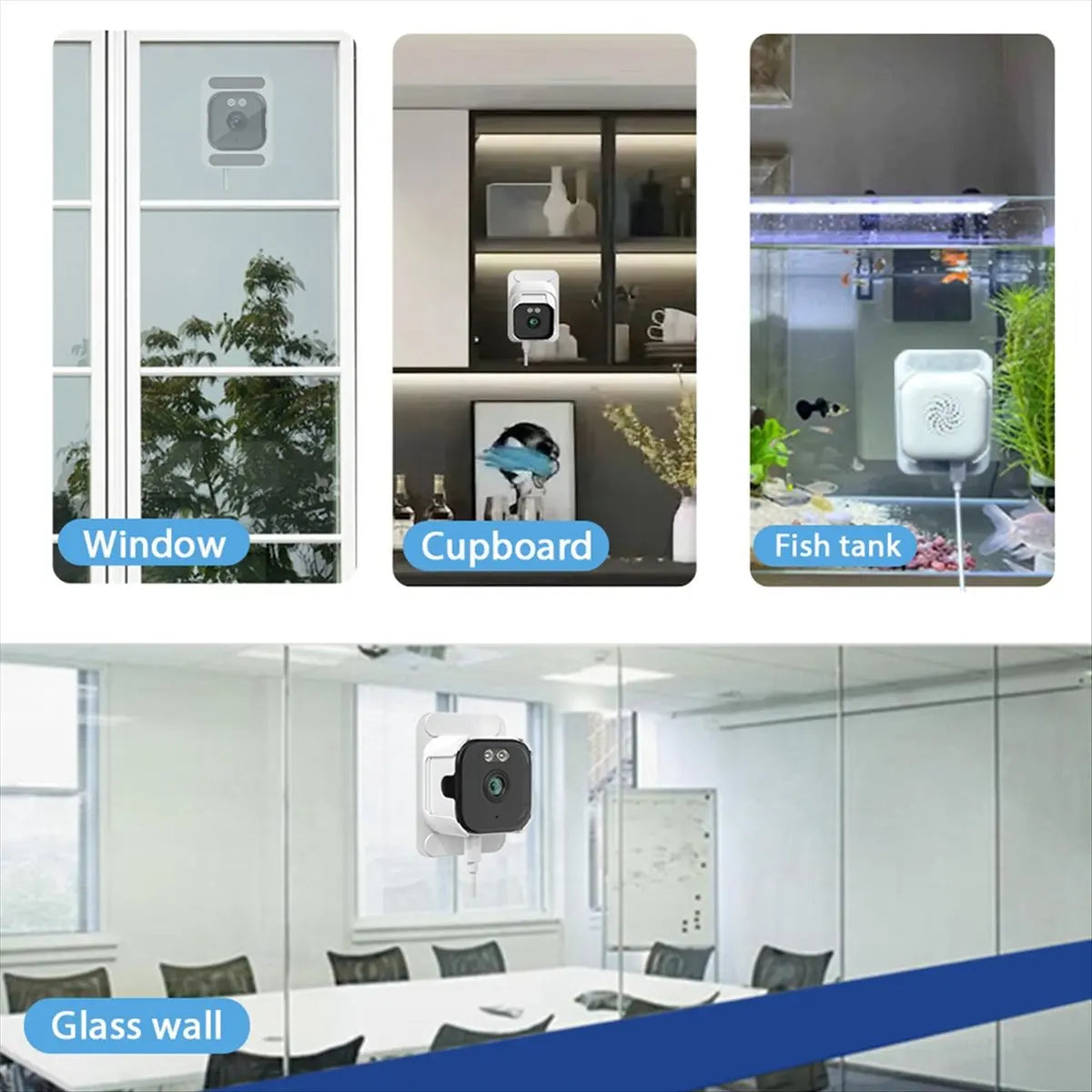 TOP! Câmera de janela 3MP 2K com visão noturna colorida, banda dupla WiFi 2,4 GHz 5 GHz Câmera de segurança doméstica Detecção de movimento e humano