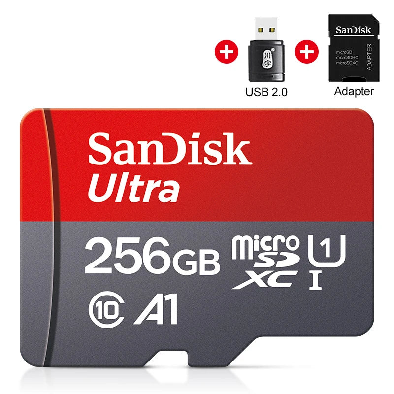 Cartão de memória 512gb 256gb 128gb 64gb 32gb 100mb/s cartão micro sd UHS-1 cartão flash memória microsd sd + adaptador leitor de cartão