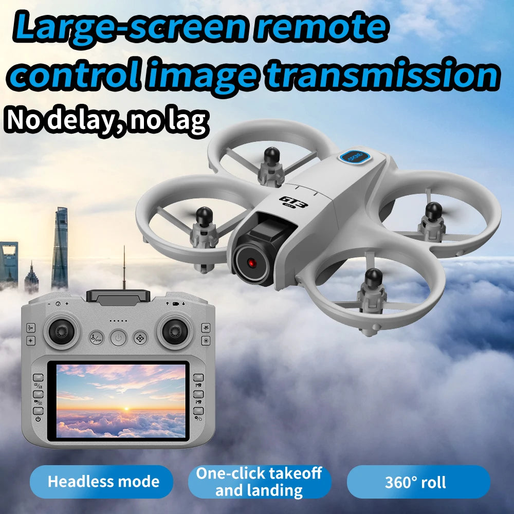 Drone GT3 MAX 8K GPS Profissional Fotografia Aérea 5G Fluxo Óptico Iluminação Dinâmica Quadcopter oein