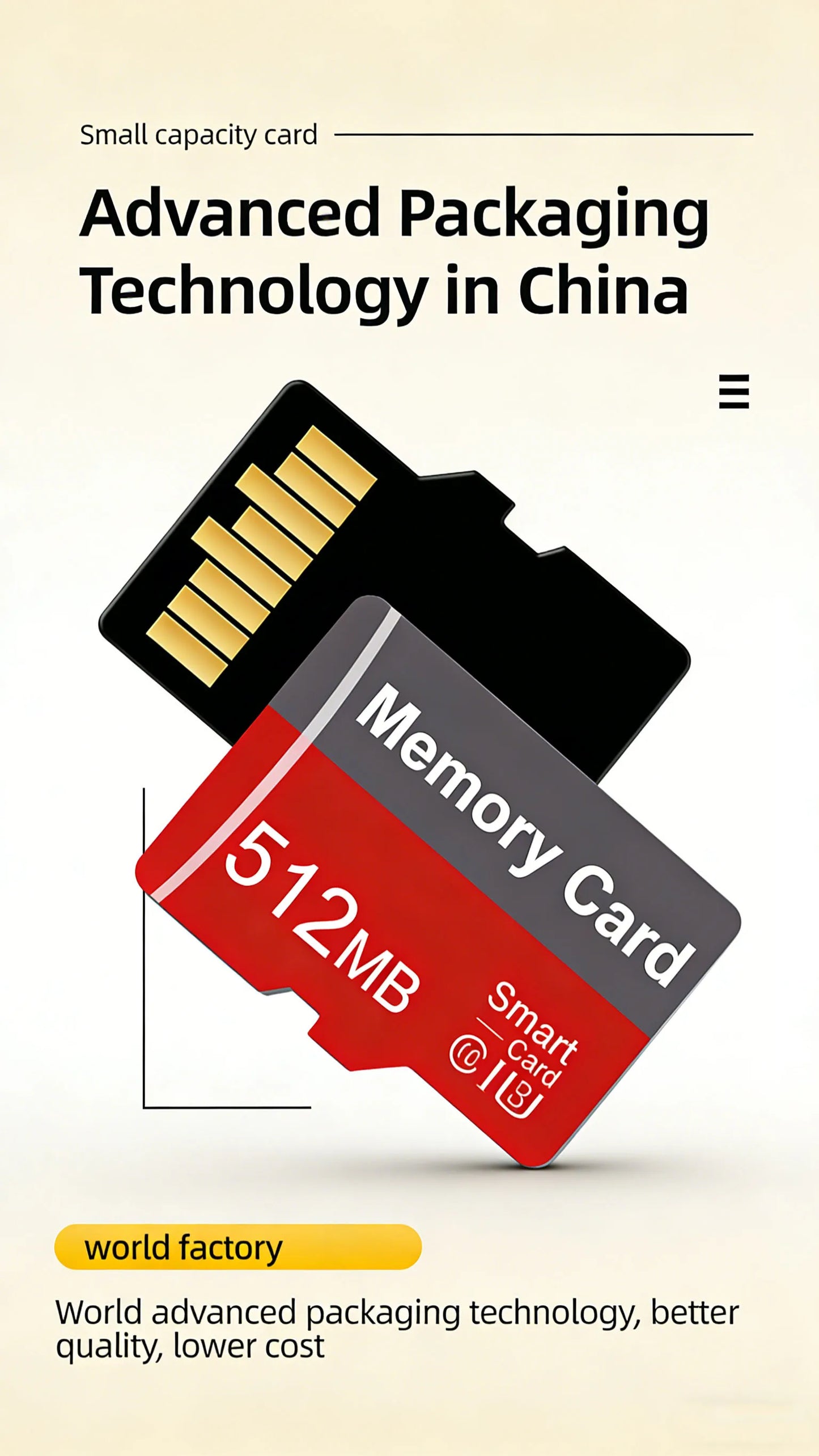 Cartão de Memória Micro SD JESW 64MB/128MB/256MB/512MB Classe 10 UHS-3