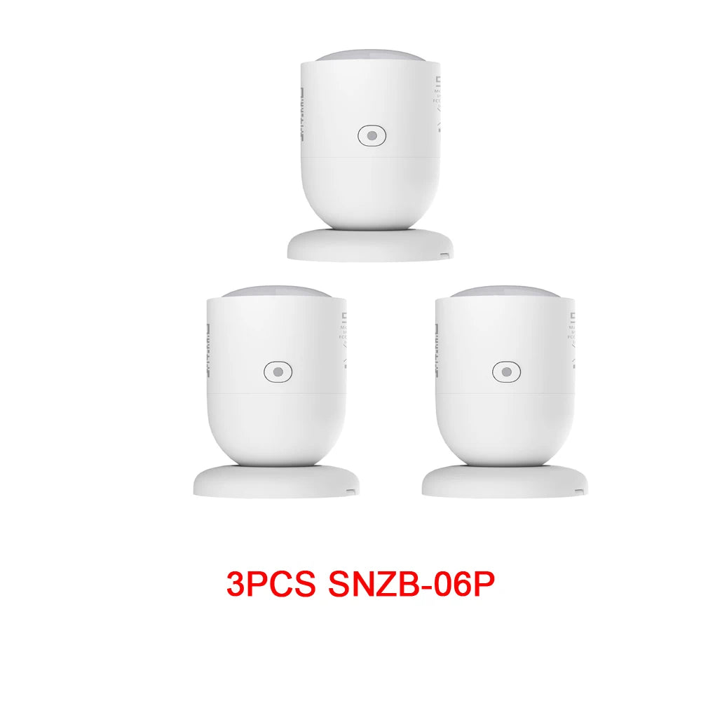 Sensor de Presença Humana SONOFF SNZB-06P Zigbee - Radar 5.8GHz - Detecta Movimento e Pessoa Parada - Alexa
