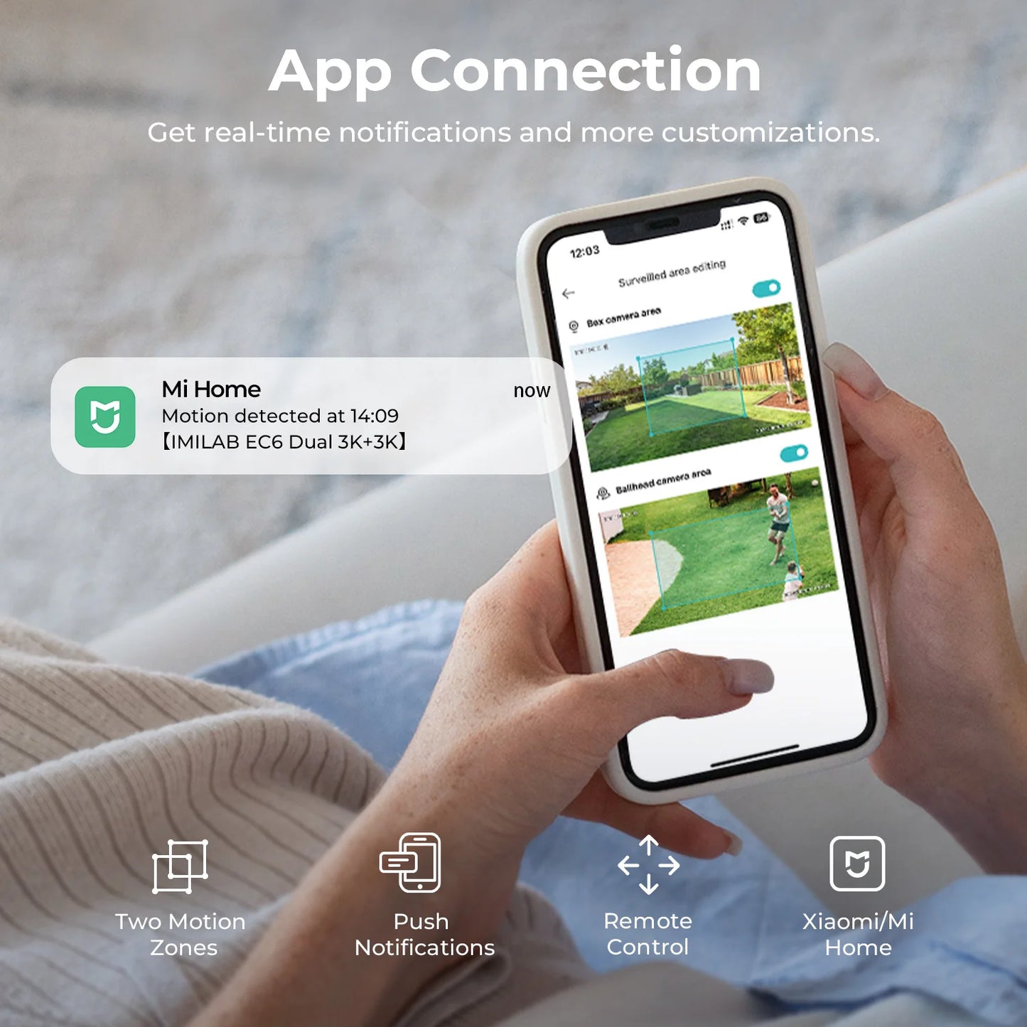 Câmera IMILAB EC6 Dual Pro 10MP 3K+3K WiFi 360° com Visão Noturna Colorida