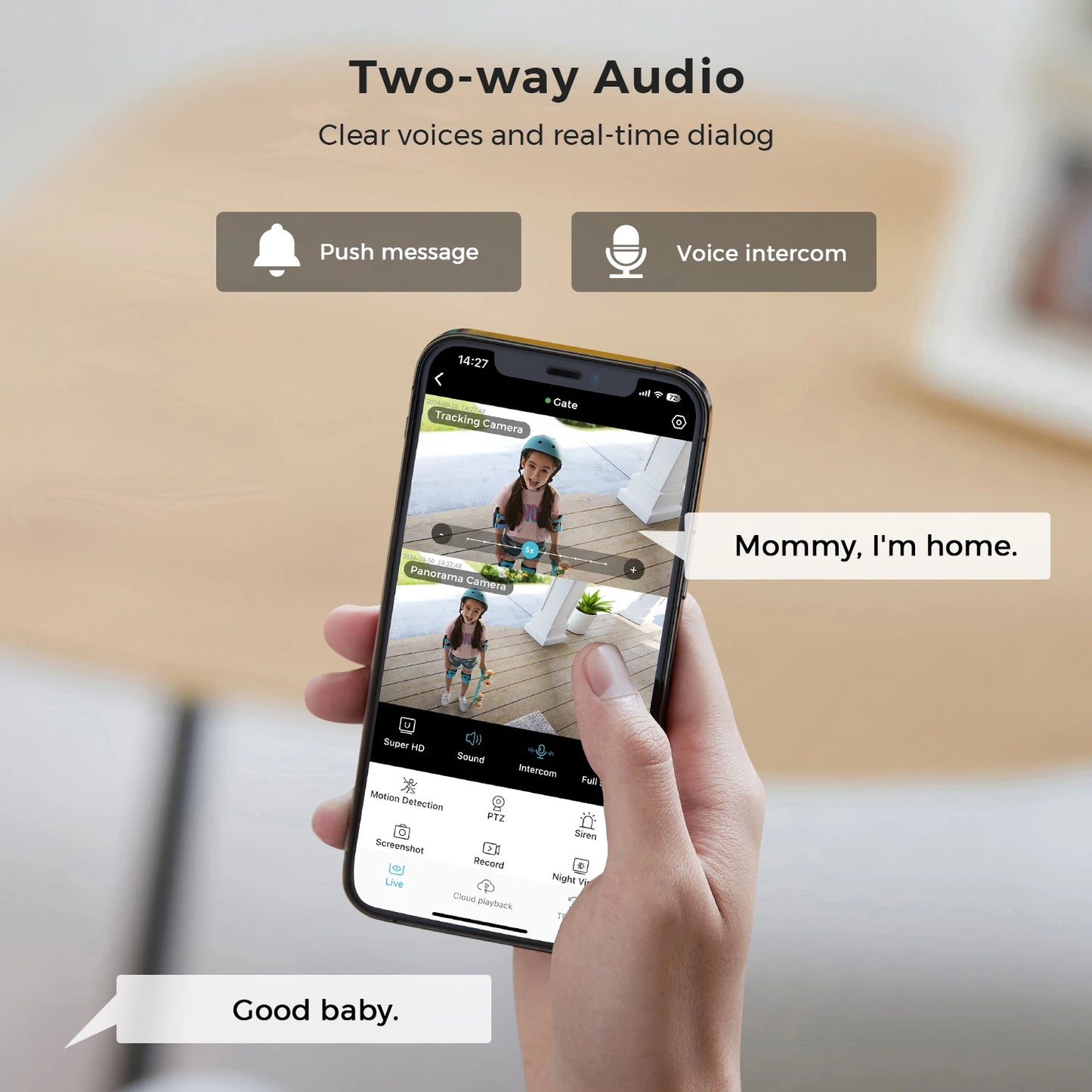 Câmera IP WiFi BESDER 15MP Tripla Lente PTZ Tela Dupla 10x Zoom Detecção Humana Visão Noturna Colorida IP66 - BESDER