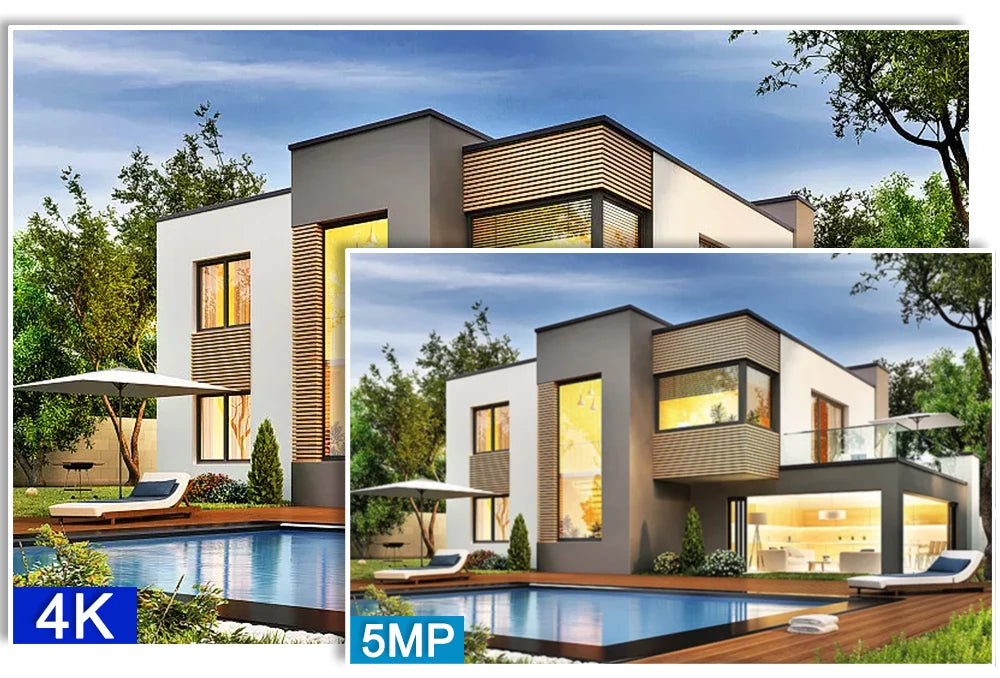 Câmera NINIVISION HK-AHDFU4-05 5MP 8MP 4K AHD Dome Sensor Sony CCD Visão Noturna Colorida