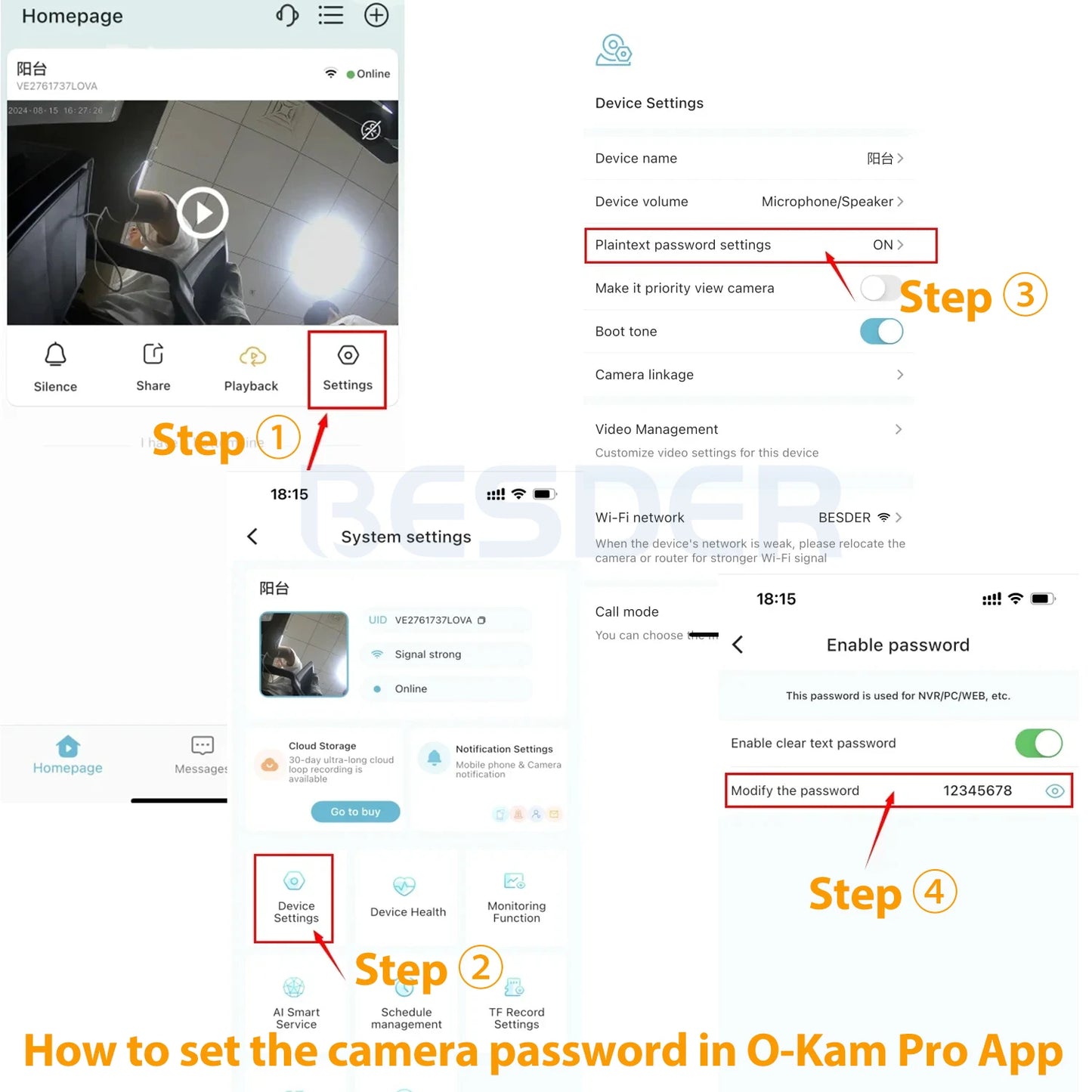 Câmera IP WiFi BESDER 10MP Lente Dupla PTZ 360° Tela Dupla Detecção Humana Visão Noturna Colorida IP66 App O-Kam Pro - BESDER