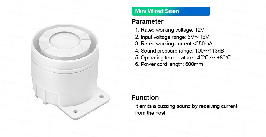 Central de Alarme KERUI G70 Tuya WiFi 4G Tela Touch 7" Kit Completo 100 Zonas FSK Sistema Inteligente - KERUI