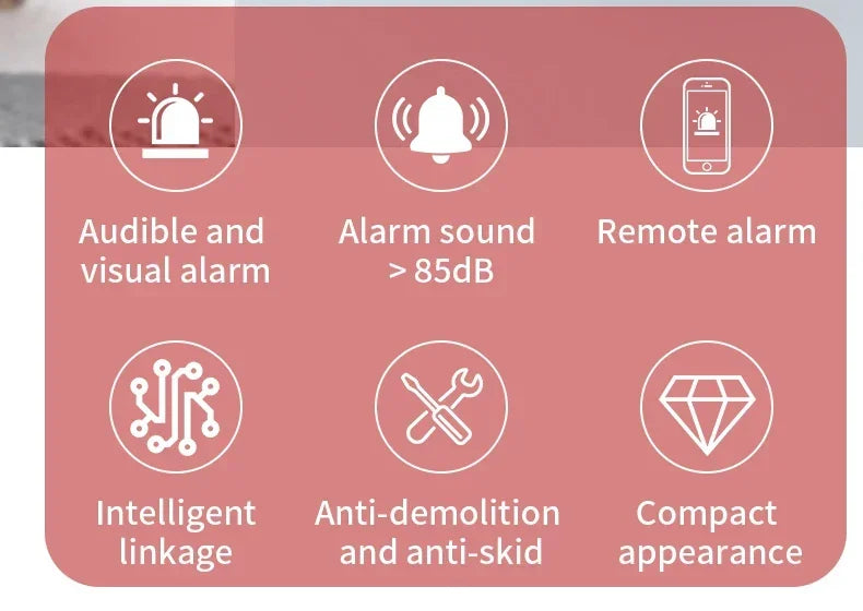 Tuya wifi zigbee sirene sem fio ligado inteligente som-luz alarme chifre detector agarrado emits instantâneo som-luz alarme app contr