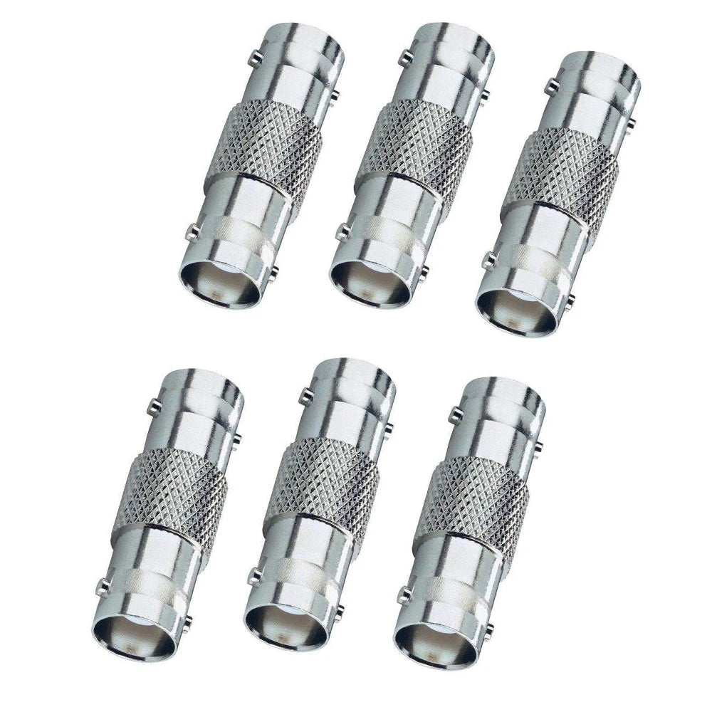 Conector BNC Fêmea Sem Solda para Câmera CCTV Sistema de Segurança 5 ou 10 Peças