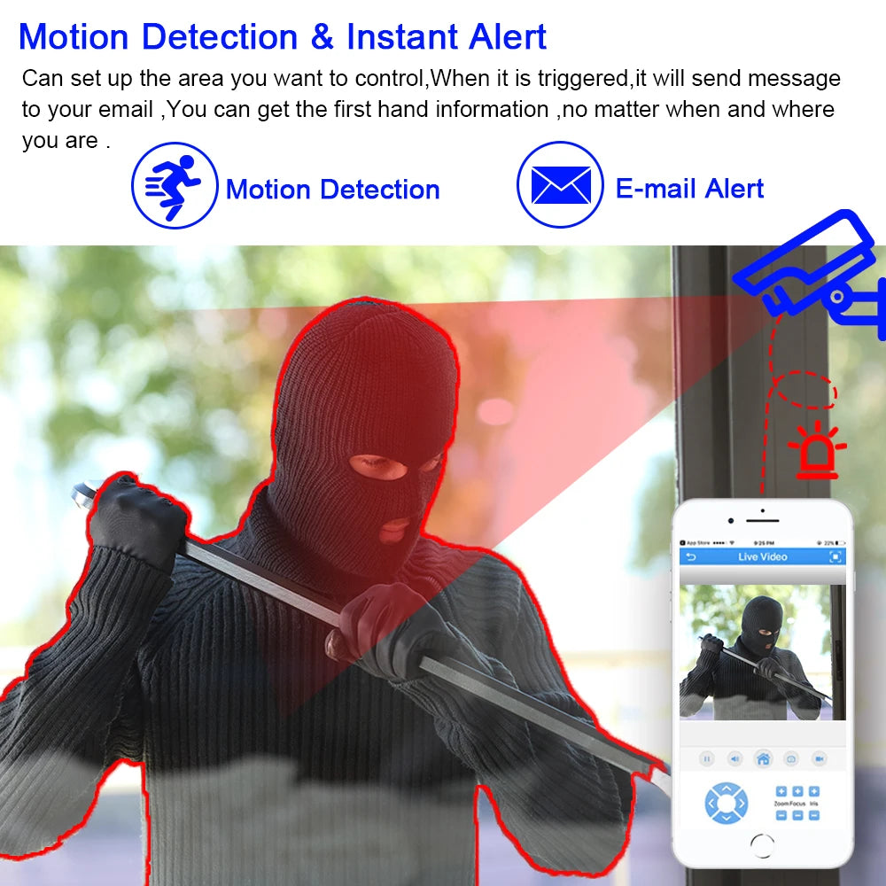 Câmera NINIVISION YU-AHDCAM-4K 8MP 4K AHD Bullet Sensor Sony CCD Visão Noturna IP66 Externo