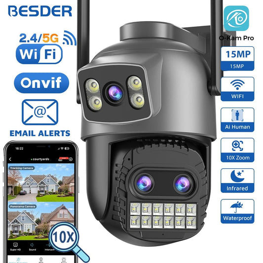 Besder 15mp wifi câmera ao ar livre tela dupla 10x zoom digital cctv câmera de vigilância de vídeo ptz 8mp câmera ip de segurança o - kam pro - LUFT SECURITY LTDA8MP NO SD CardBesder 15mp wifi câmera ao ar livre tela dupla 10x zoom digital cctv câmera de vigilância de vídeo ptz 8mp câmera ip de segurança o - kam pro