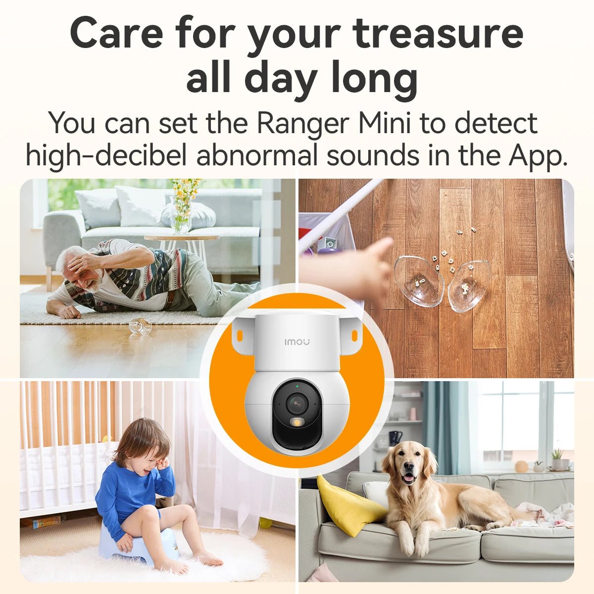 Câmera IP IMOU Ranger Mini 3/5MP 360 ° Monitor de bebê com detecção humana, segurança doméstica, visão noturna, câmera wi - fi sem fio - LUFT SECURITY LTDARanger Mini 5MPCâmera IP IMOU Ranger Mini 3/5MP 360 ° Monitor de bebê com detecção humana, segurança doméstica, visão noturna, câmera wi - fi sem fio