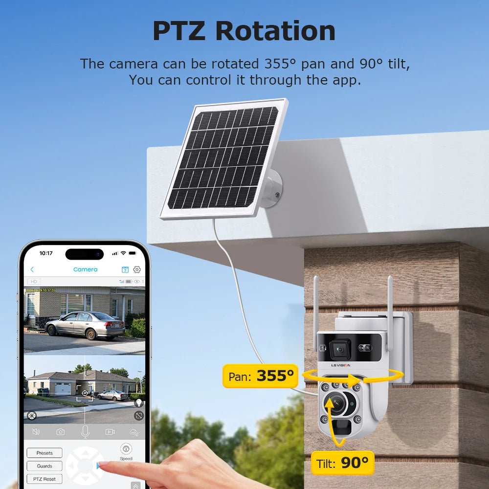 Câmera Solar 4K com Zoom Óptico 20X e Rastreamento Automático | Tela Dupla 4G/WiFi | LS Vision 12MP - LUFT SECURITY LTDA4G No Zoom No CardCâmera Solar 4K com Zoom Óptico 20X e Rastreamento Automático | Tela Dupla 4G/WiFi | LS Vision 12MP