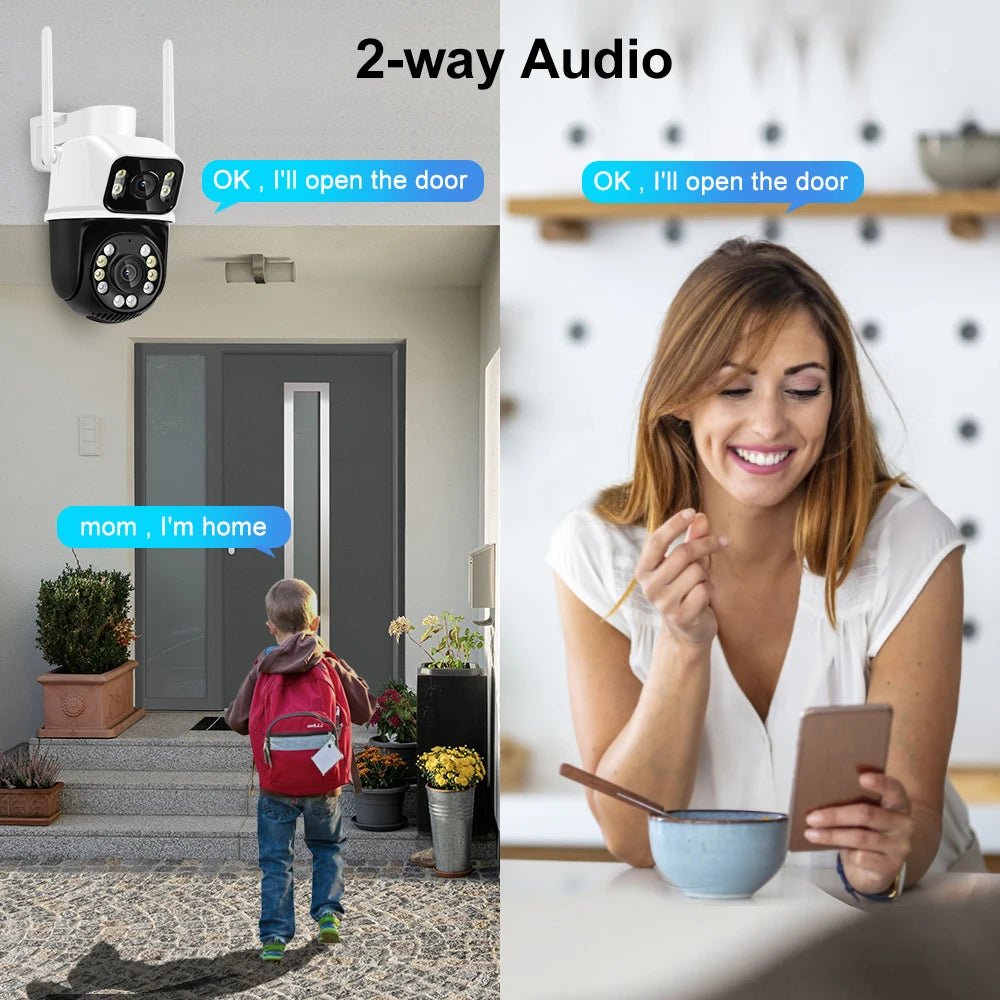 cameras vigilância wifi 8MP 4K, lente dupla com tela dupla, AI Detecção humana Rastreamento automático iCSee externa Novo casa camera de seguranças wifi - LUFT SECURITY LTDA8MP Add 128G Cardcameras vigilância wifi 8MP 4K, lente dupla com tela dupla, AI Detecção humana Rastreamento automático iCSee externa Novo casa camera de seguranças wifi