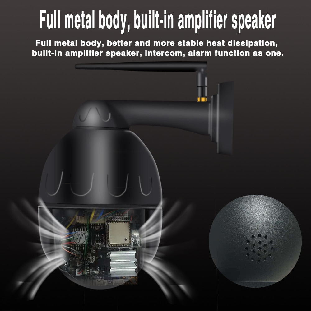 Câmera IP Wi-Fi de Segurança Residencial para Área Externa