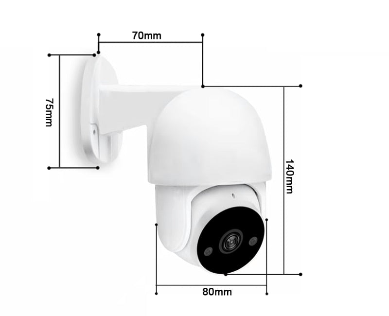 Câmera AHD Externa à Prova d’Água