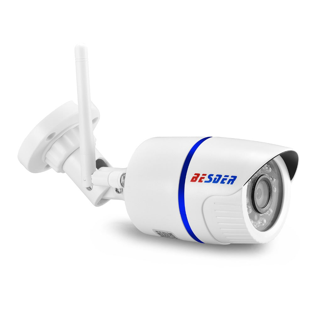 Câmera Wi-Fi Full HD Ajustável, Resistente às Intempéries, com Slot para Cartão SD