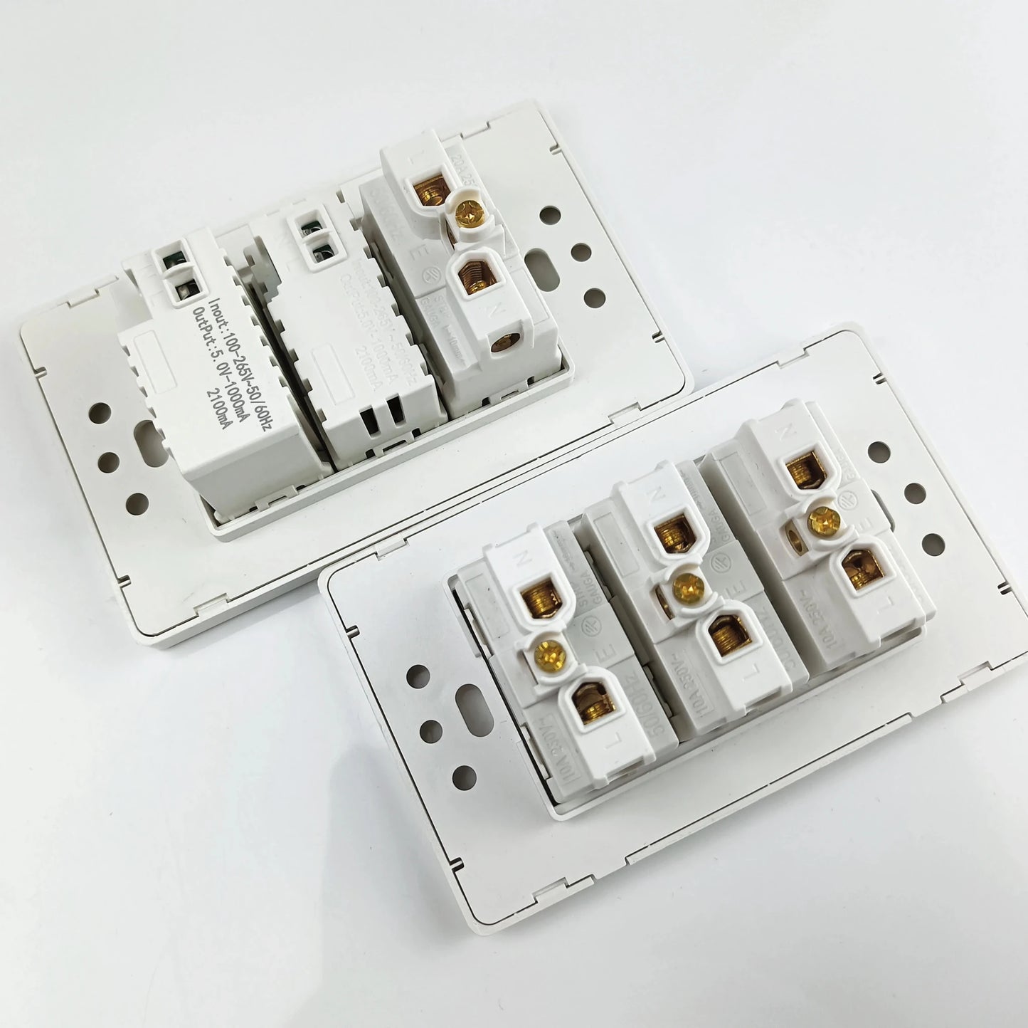 DELEFU - Painel preto de aço inoxidável série Brasil interruptor padrão 10A tomada Computador USB Tipo C tomada de parede - LUFT SECURITY LTDA2Brazil AADELEFU - Painel preto de aço inoxidável série Brasil interruptor padrão 10A tomada Computador USB Tipo C tomada de parede