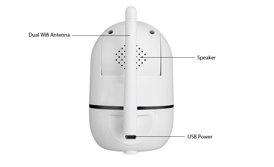 Câmera de Segurança Interna com Detecção de Movimento