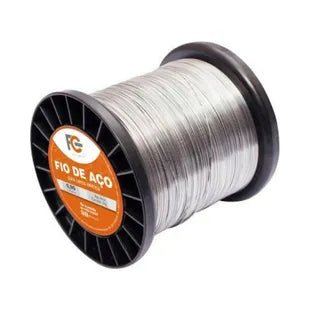 Fio de Aço Inox 0,60mm para Cerca Elétrica - Carretel 400m AISI 304L - LUFT SECURITY LTDAFio de Aço Inox 0,60mm para Cerca Elétrica - Carretel 400m AISI 304L