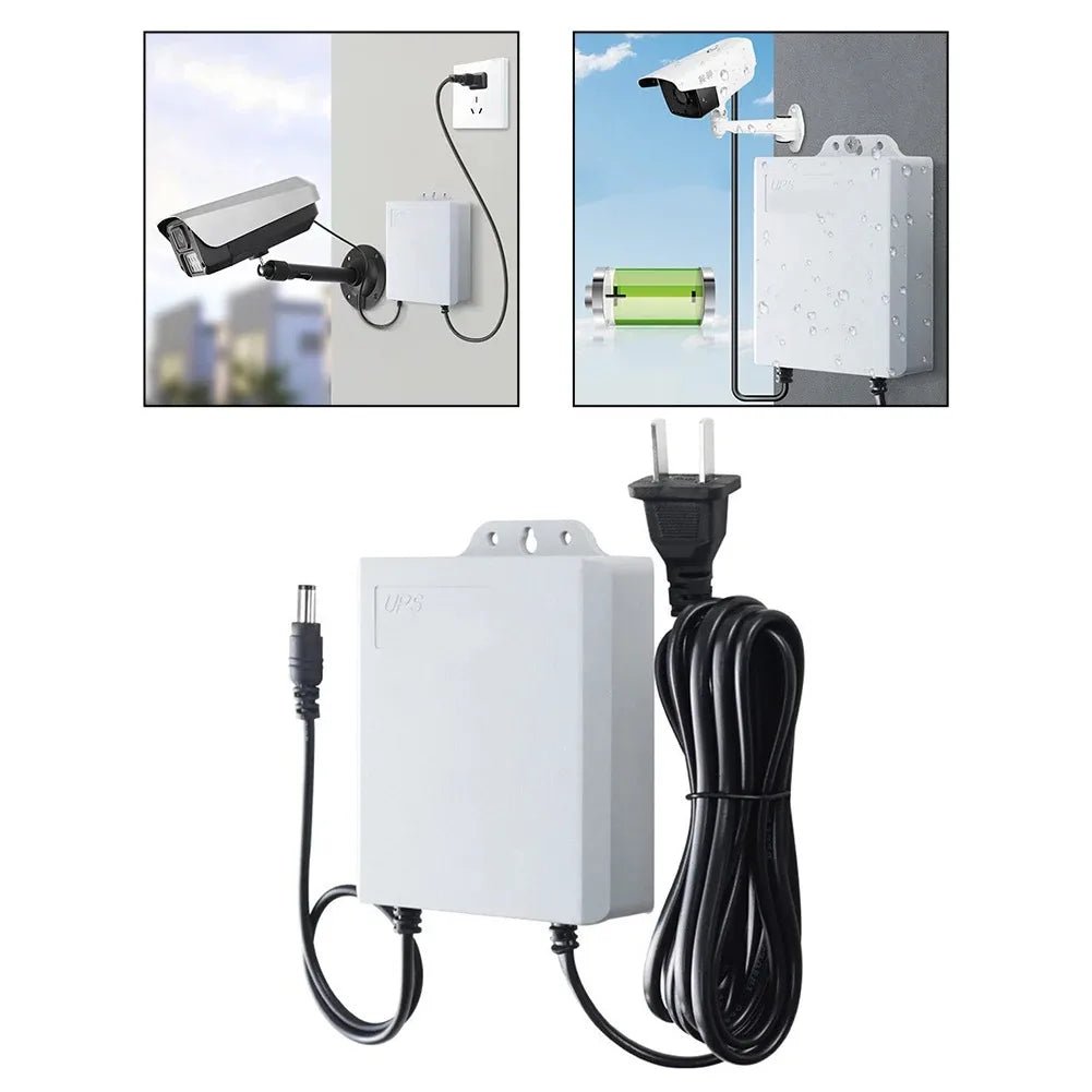 Fonte de Alimentação NOBREAK UPS 12V 2A com Bateria 5400mAh Backup À Prova D'Água para Câmera CCTV DiFang - LUFT SECURITY LTDA1PCS 7500mAhFonte de Alimentação NOBREAK UPS 12V 2A com Bateria 5400mAh Backup À Prova D'Água para Câmera CCTV DiFang