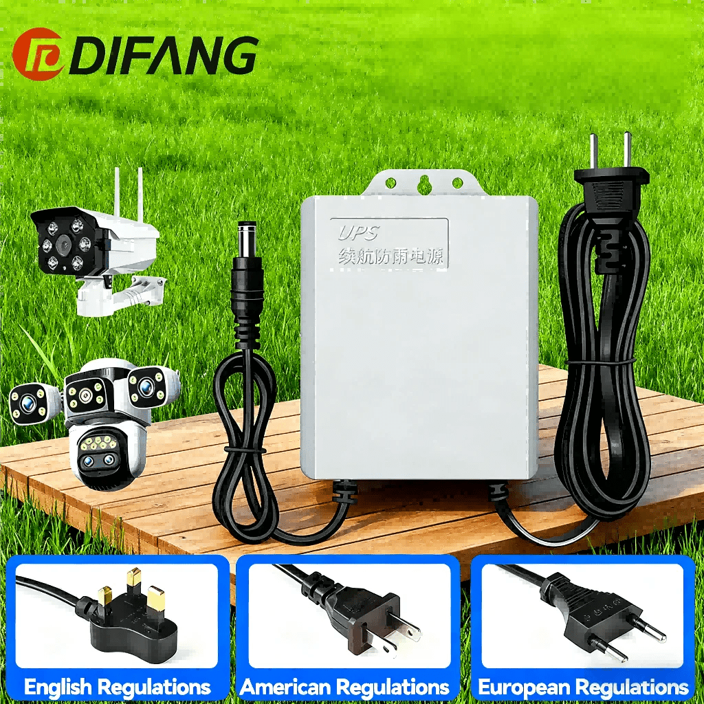 Fonte de Alimentação NOBREAK UPS 12V 2A com Bateria 5400mAh Backup À Prova D'Água para Câmera CCTV DiFang - LUFT SECURITY LTDA1PCS 7500mAhFonte de Alimentação NOBREAK UPS 12V 2A com Bateria 5400mAh Backup À Prova D'Água para Câmera CCTV DiFang