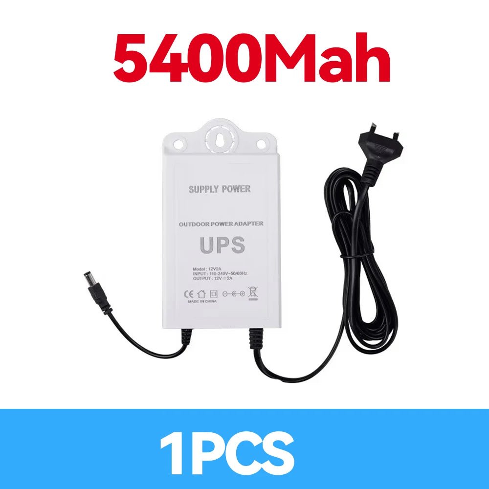 Fonte de Alimentação NOBREAK UPS 12V 2A com Bateria 5400mAh Backup À Prova D'Água para Câmera CCTV DiFang - LUFT SECURITY LTDA1PCS 5400mAhFonte de Alimentação NOBREAK UPS 12V 2A com Bateria 5400mAh Backup À Prova D'Água para Câmera CCTV DiFang