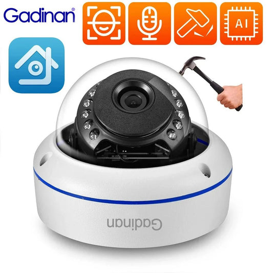 Gadinan - Câmera IP Externa com Grande Angular, Visão Noturna Onvif, Detecção de Rosto, Vigilância por Vídeo CCTV Em Casa, XMEYE, Áudio, 4K, 8MP, H.265, Onvif - LUFT SECURITY LTDADC 12V 4MPGadinan - Câmera IP Externa com Grande Angular, Visão Noturna Onvif, Detecção de Rosto, Vigilância por Vídeo CCTV Em Casa, XMEYE, Áudio, 4K, 8MP, H.265, Onvif