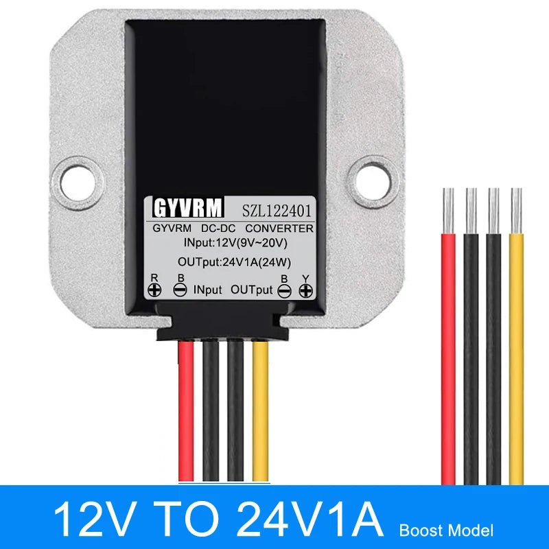 Gyvrm 12v a 24v 1a 2a 3a 4a 5a 10a 15a 20a 25a conversor dc step - up 12 volts a 24 volts 120w regulador de tensão de impulso ce rohs - LUFT SECURITY LTDA12V PARA 24V 1AGyvrm 12v a 24v 1a 2a 3a 4a 5a 10a 15a 20a 25a conversor dc step - up 12 volts a 24 volts 120w regulador de tensão de impulso ce rohs