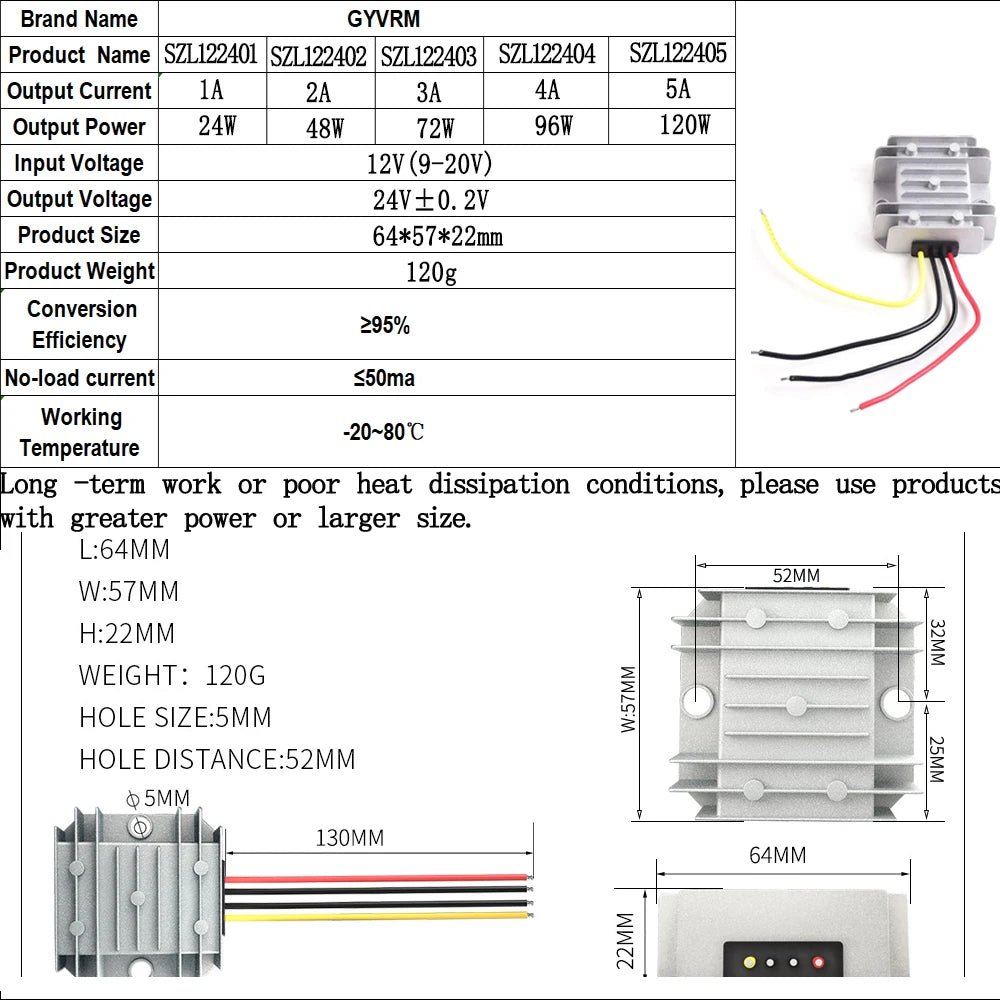 Gyvrm 12v a 24v 1a 2a 3a 4a 5a 10a 15a 20a 25a conversor dc step - up 12 volts a 24 volts 120w regulador de tensão de impulso ce rohs - LUFT SECURITY LTDA12V PARA 24V 5AGyvrm 12v a 24v 1a 2a 3a 4a 5a 10a 15a 20a 25a conversor dc step - up 12 volts a 24 volts 120w regulador de tensão de impulso ce rohs