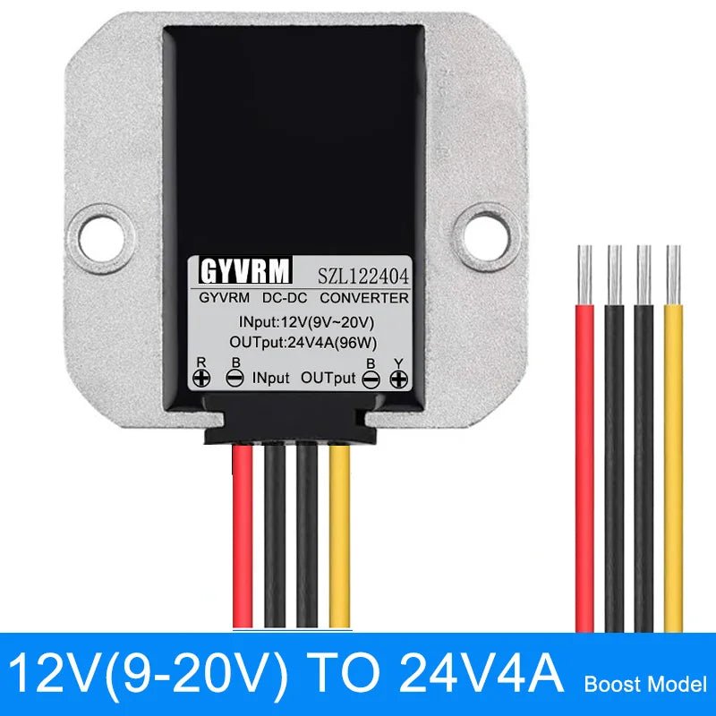 Gyvrm 12v a 24v 1a 2a 3a 4a 5a 10a 15a 20a 25a conversor dc step - up 12 volts a 24 volts 120w regulador de tensão de impulso ce rohs - LUFT SECURITY LTDA12V PARA 24V 4AGyvrm 12v a 24v 1a 2a 3a 4a 5a 10a 15a 20a 25a conversor dc step - up 12 volts a 24 volts 120w regulador de tensão de impulso ce rohs