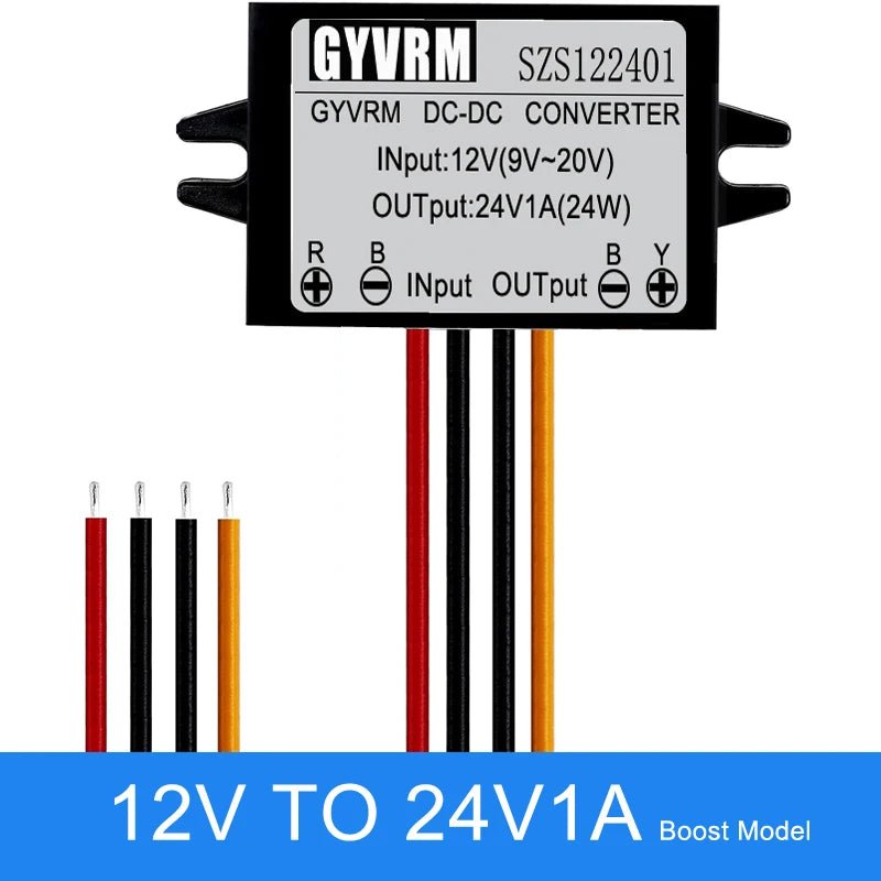 Gyvrm 12v a 24v 1a 2a 3a 4a 5a 10a 15a 20a 25a conversor dc step - up 12 volts a 24 volts 120w regulador de tensão de impulso ce rohs - LUFT SECURITY LTDAS2 12V PARA 24V 1AGyvrm 12v a 24v 1a 2a 3a 4a 5a 10a 15a 20a 25a conversor dc step - up 12 volts a 24 volts 120w regulador de tensão de impulso ce rohs