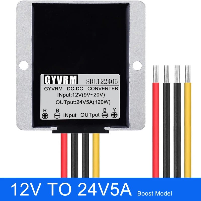 Gyvrm 12v a 24v 1a 2a 3a 4a 5a 10a 15a 20a 25a conversor dc step - up 12 volts a 24 volts 120w regulador de tensão de impulso ce rohs - LUFT SECURITY LTDA12V PARA 24V 5AGyvrm 12v a 24v 1a 2a 3a 4a 5a 10a 15a 20a 25a conversor dc step - up 12 volts a 24 volts 120w regulador de tensão de impulso ce rohs